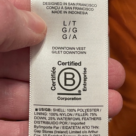 Athleta vest (Gilet downtown) - Picture 8 of 8